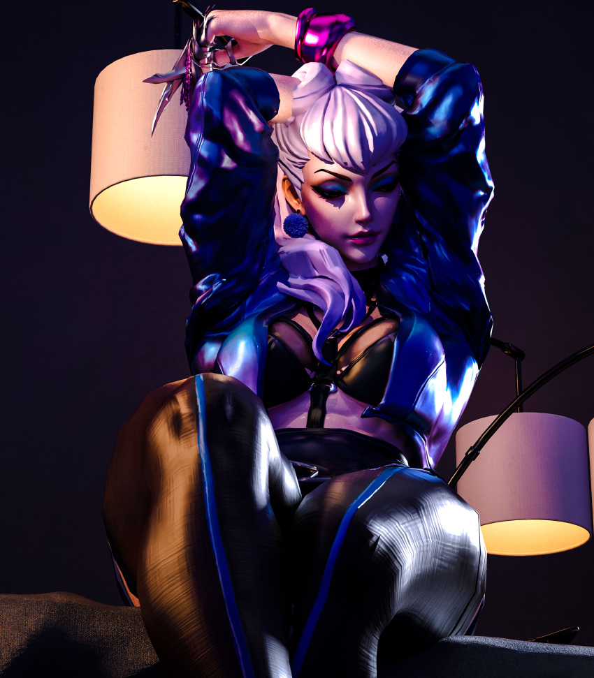 abs evelynn k/da_all_out_evelynn k/da_all_out_series lastwalkernsfw league_of_legends muscles muscular muscular_female