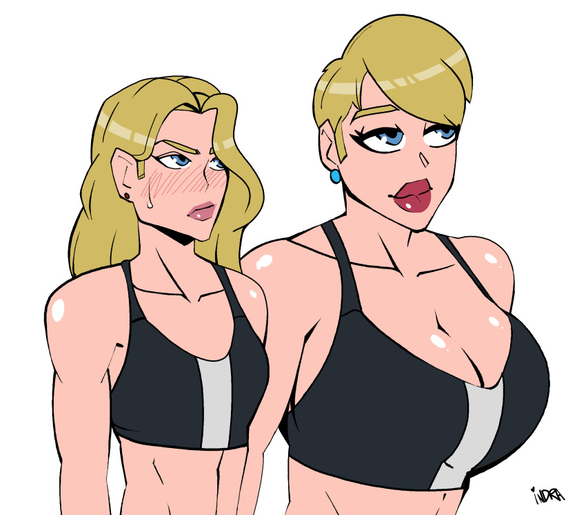 2girls alien alien_girl alien_humanoid alien_look_like_human ass athletic athletic_female big_ass big_breasts blonde_female blonde_hair breast_envy breasts bust busty chest cleavage curvaceous curvy curvy_figure dc dc_comics digital_drawing_(artwork) digital_media_(artwork) eyebrows eyelashes eyes female female_focus fit fit_female hair hero heroine hips hourglass_figure huge_ass huge_boobs huge_breasts humanoid hyper_breasts indralvspaizuri justice_society_of_america kara_danvers kara_zor-el kara_zor-l karen_starr kryptonian large_ass large_boobs large_breasts legs light-skinned_female light_skin lips mature mature_female medium_support_(meme) meme meme_attire power_girl slim slim_waist supergirl supergirl_(series) superhero superheroine superman_(series) thick thick_hips thick_legs thick_thighs thighs toned toned_female top_heavy top_heavy_breasts upper_body voluptuous voluptuous_female waist wide_hips