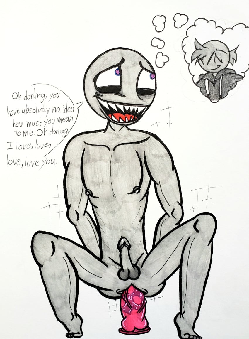 anal anal_penetration balls bouncing_on_dildo canon_couple daydreaming dildo dream gay hearts_in_eyes in_love lcc12345 nipples penis peter_(your_boyfriend) riding riding_dildo talking_to_self y/n_(your_boyfriend) your_boyfriend_(game)