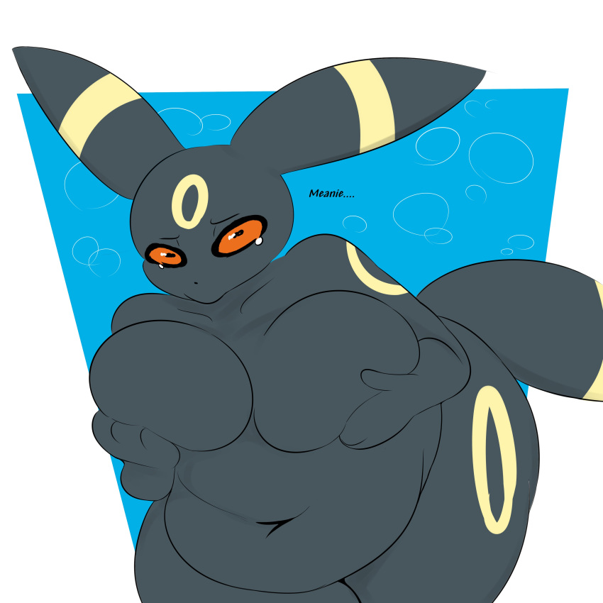 big_breasts breasts female plantedpot pokémon_(species) pokemon thick_thighs umbreon wide_hips