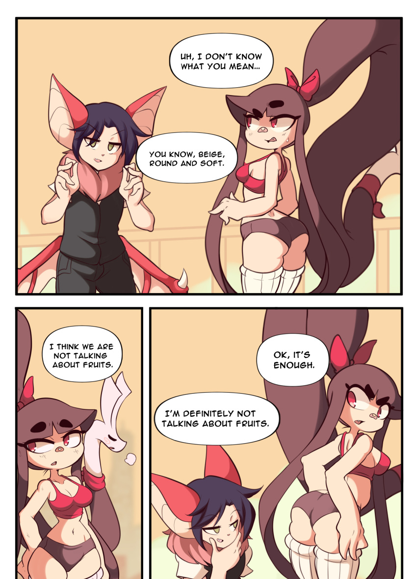 bat_ears bat_humanoid big_ass big_breasts breasts bubble_butt chiropteran gaghiel_(diives) huge_ass lucyfercomic mawile nintendo pokemon pokemon_(species) roy_(lucyfercomic)