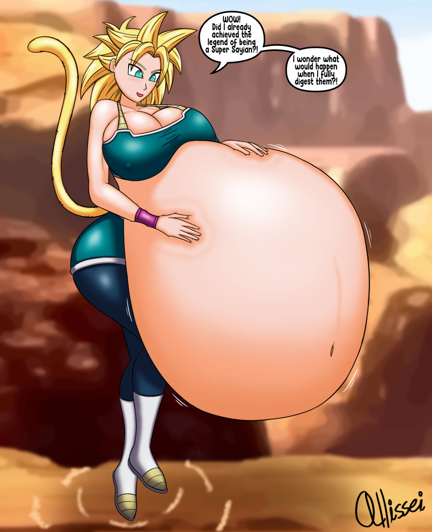 1girls allissei ambiguous_prey armor begging big_breasts black_hair breast_expansion breasts commission dragon_ball dragon_ball_super female_pred gine laying_on_stomach light-skinned_female light_skin male_prey milf milf_pred monkey_tail multiple_prey nipple_bulge oral_vore post_digestion post_vore saiyan saiyan_armor saiyan_girl saiyan_tail same_size_vore soft_vore squirming squirming_gut struggling struggling_prey super_saiyan unwilling_prey vore vore_belly willing_pred