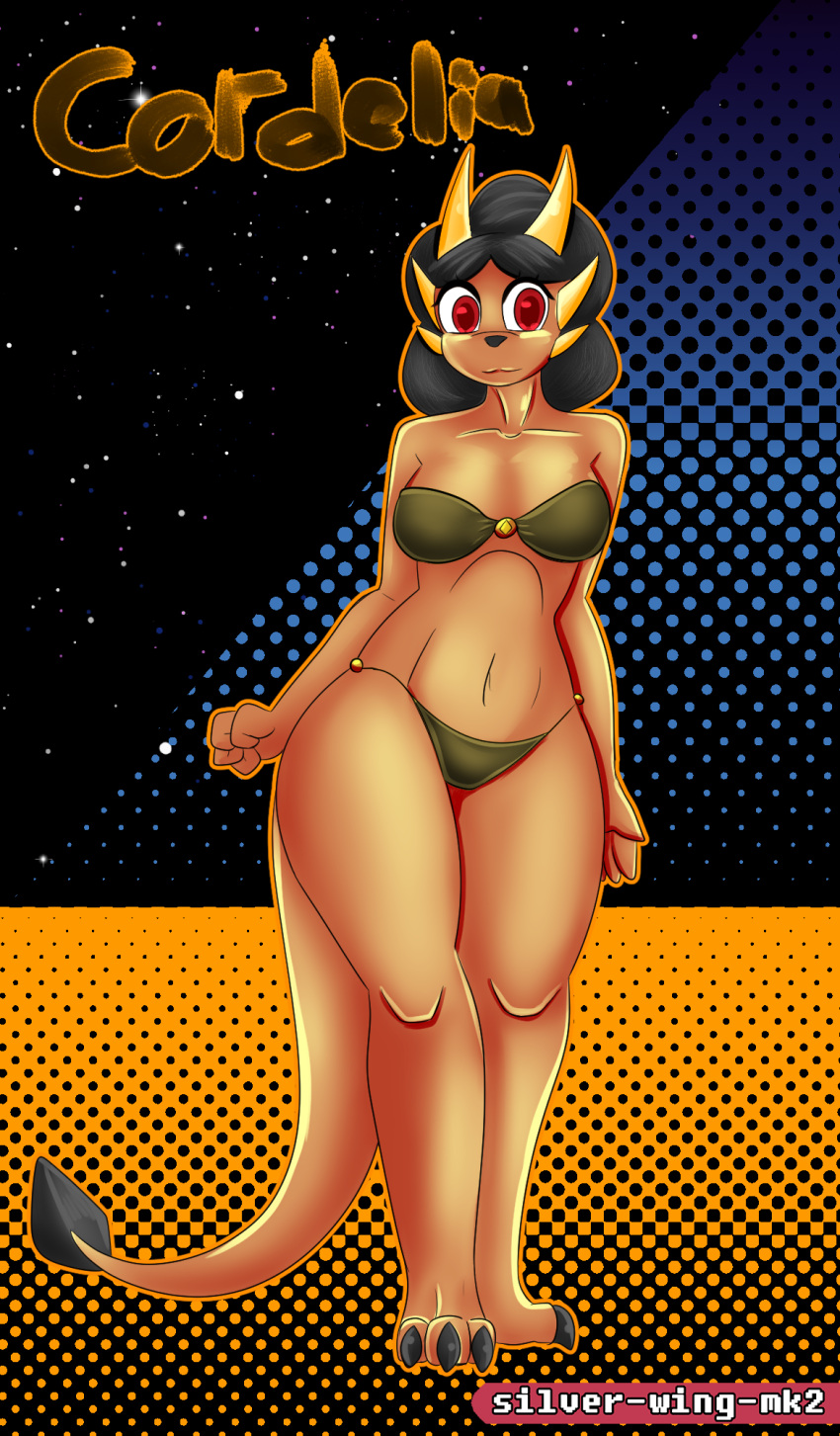 anthro cordelia_(freedom_planet_2) dragon earth_dragon female freedom_planet freedom_planet_2 looking_at_viewer silver-wing-mk2 video_games