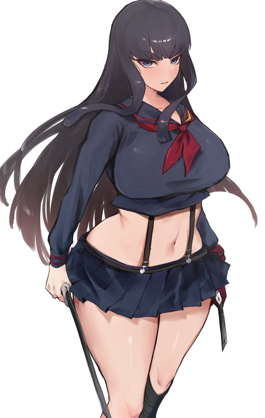 2020s 2023 2d 2d_(artwork) 4_fingers 5_fingers anime anime_nose anime_style asian asian_female ass background bakuzan beige_body beige_skin belly belly_button belt belts beltskirt big_boobs big_breasts big_butt big_hips big_tits black_hair blue_eyes boobs breasts canonical_scene clothed clothed_female clothes clothing color colored cosplay cropped cropped_legs curvy curvy_body curvy_female curvy_figure curvy_hips eyebrows_visible_through_hair eyelashes eyes eyes_open fanart female female_focus female_only first_person_perspective first_person_view girl girls glove gloves hair half-dressed half_dressed half_nude hips human humanoid humanoid_genitalia kamui_(kill_la_kill) kataku_musou kill_la_kill kiryuuin_satsuki leggings legwear light-skinned_female light_skin lips lipstick long_hair looking_at_viewer looking_up looking_up_at_viewer mammal mammal_humanoid mouth neck no_pants nsfw nude nude_female open_mouth pale-skinned_female pale_skin partially_clothed partially_clothed_female partially_nude partially_nude_female partially_undressed pov pov_eye_contact reveal revealing revealing_clothes revealing_clothing revealing_outfit scarf school_girl school_uniform schoolgirl schoolgirl_clothes schoolgirl_outfit schoolgirl_uniform senketsu senketsu_satsuki shiny shiny_skin simple_background skin skirt skirt_around_belly slim slim_girl solo solo_focus suggestive suggestive_look suggestive_pose suggestive_posing thick_thighs thighs tight tight_clothes tight_clothing tight_dress tight_fit tits white_background white_body white_skin wide_hips wide_thighs woman