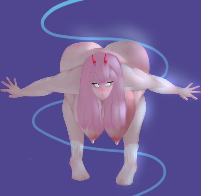 1girls big_ass blue_eyes blush breasts darling_in_the_franxx female female_only focus_on_human full_body huge_ass huge_breasts human large_breasts light-skinned_female long_hair naked naked_female nipples nude nude_female orgasm oriondex0 pink_hair socks solo solo_female thick_thighs zero_two_(darling_in_the_franxx)