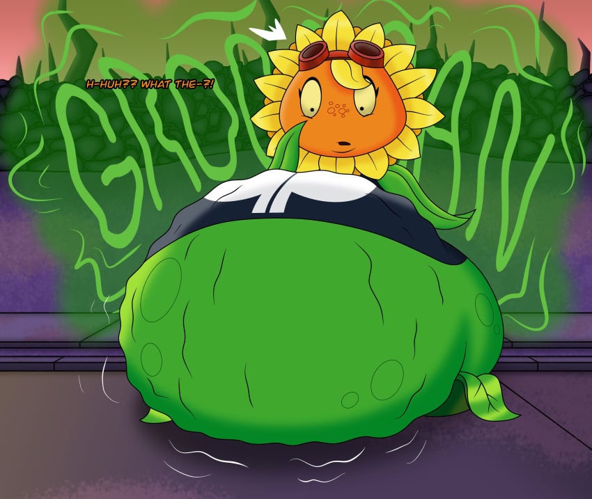 accidental_digestion belly big_belly digested digested_prey digestion digestion_noises digestion_sequence ectoplasmicresidue fat fat_fetish fetish flower flower_girl instant_digestion plant plant_girl plants_vs_zombies plants_vs_zombies:_heroes popcap_games pvz rippling_stomach solar_flare_(pvz) stomach stomach_noises sunflower sunflower_(pvz) vore vore_belly