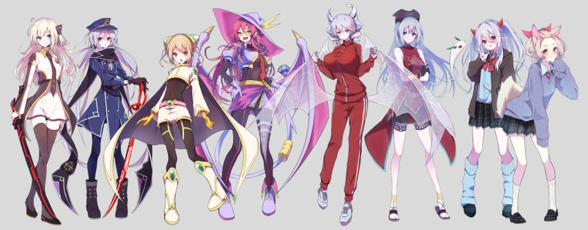 6+girls ash_blossom_&_joyous_spring chart demon_girl esper_girl evil_twin_ki-sikil ghost_ogre_&_snow_rabbit ki-sikil_(yu-gi-oh!) labrynth_of_the_silver_castle lovely_labrynth_of_the_silver_castle multiple_girls ruin_queen_of_oblivion sky_striker_ace_raye sky_striker_ace_roze