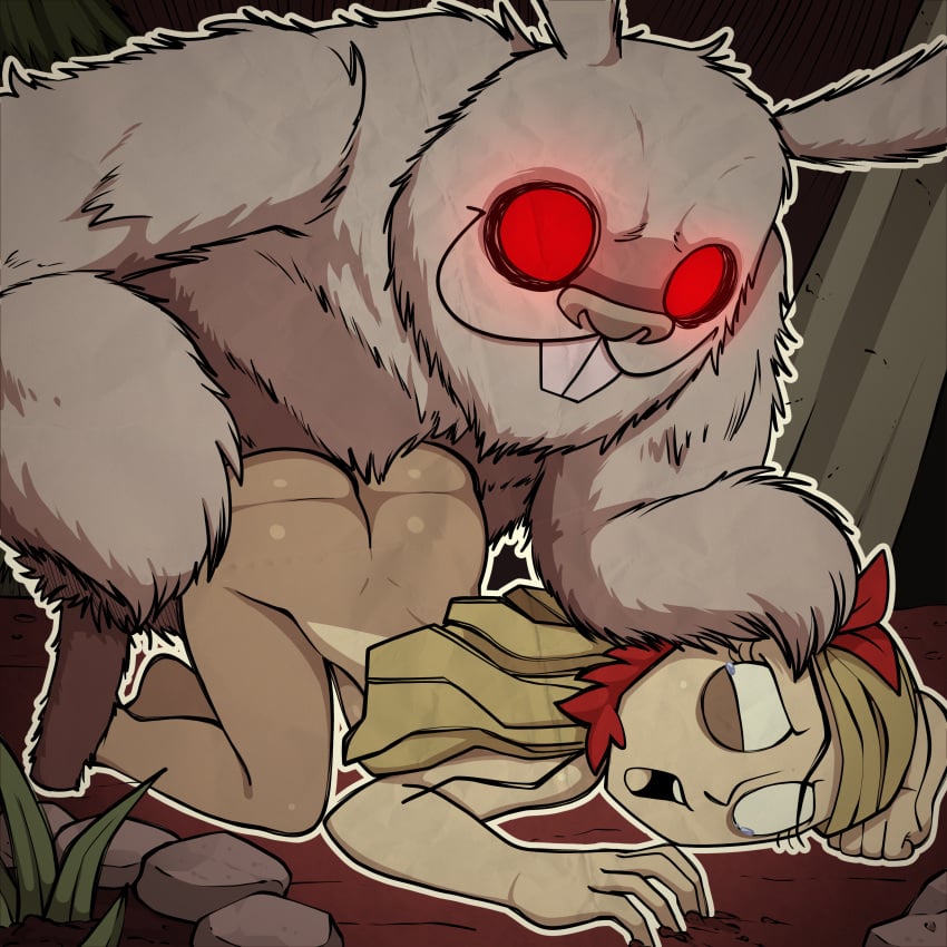 bunny dont_starve_together female rape spiralart tagme wendy_(don't_starve)