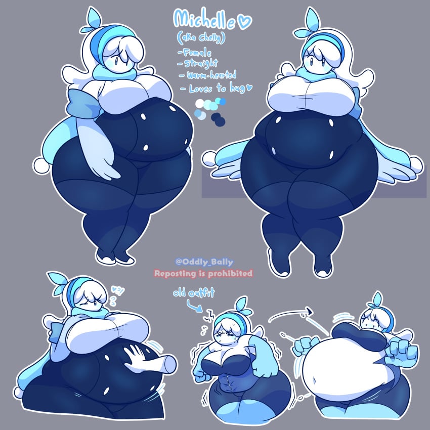 belly_grab big_belly big_breasts big_thighs fat huge_belly huge_breasts huge_thighs massive_breasts oddly_bally overweight_female snowwoman thick_thighs