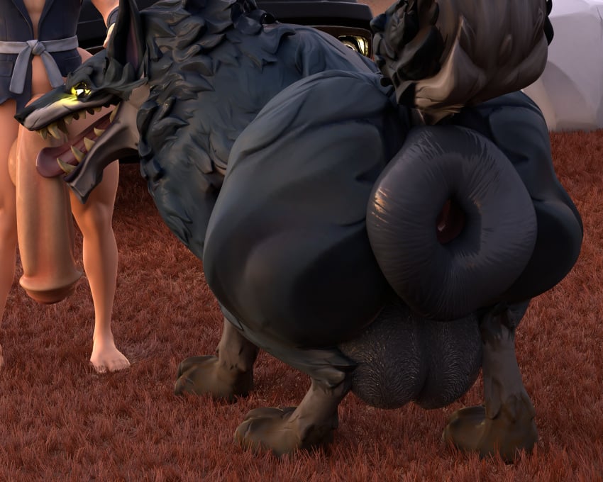 2boys after_sex agent_jones anus ass ass_focus barefoot big_ass big_balls big_butt big_penis black_fur canine destroyed_anus donut_anus feet feral fortnite gay human human_on_feral hyper_anus hyper_balls jonesy_(fortnite) licking licking_penis looking_back male male_only outofleftfield penis petting presenting_hindquarters puffy_anus standing teasing wide_hips wolf zoophilia