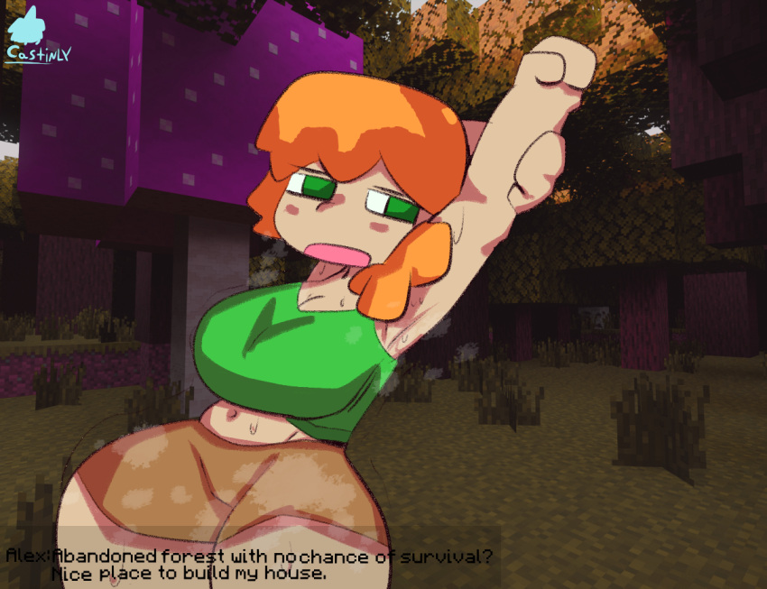 Alex (Minecraft) Rule 34 Image