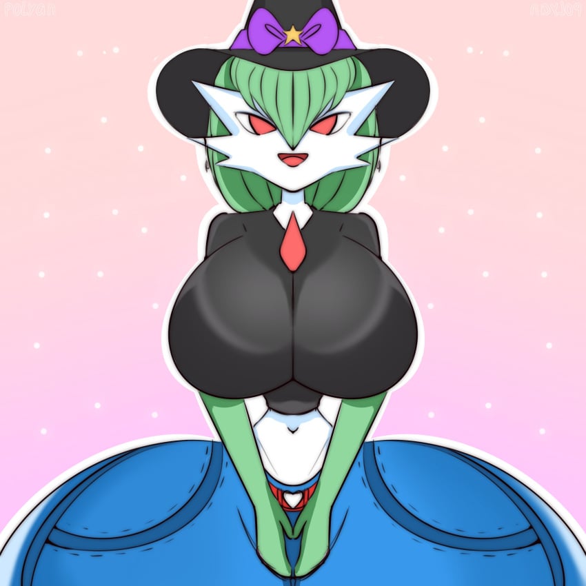 ass_bigger_than_head big_breasts breasts gardevoir generation_3_pokemon huge_ass huge_breasts huge_hips pokémon_(species) pokemon pokemon_(species) polyankochka thick_thighs vanessa_(zer0264) wide_hips