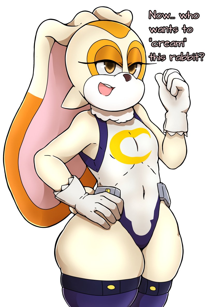 aged_up bunny_ears bunny_girl bunnysuit cream cream_the_rabbit flat_chest flat_chested frederickjdraws miruko_(cosplay) my_hero_academia rabbit rabbit_ears rabbit_girl rabbit_humanoid rabbit_tail sega shortstack sonic_(series) sonic_the_hedgehog_(series) thick_ass thick_legs thick_thighs wide_hips