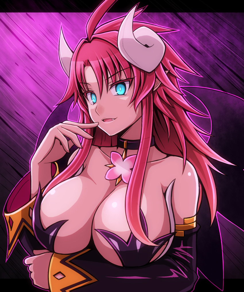 artina breasts demon demon_girl demon_horns disgaea disgaea_4 disgaea_rpg hizuki_rei large_breasts nippon_ichi_software overlord_priere skimpy_clothes