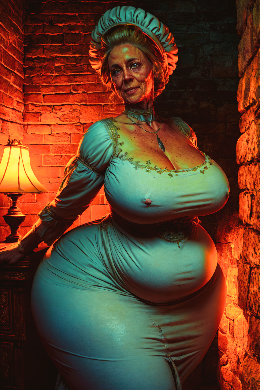 1girls ai_generated big_breasts deal_nicolas demon's_souls former_noble's_wife huge_breasts light-skinned_female light_skin mature_female older_female stable_diffusion thick_thighs voluptuous voluptuous_female wide_hips