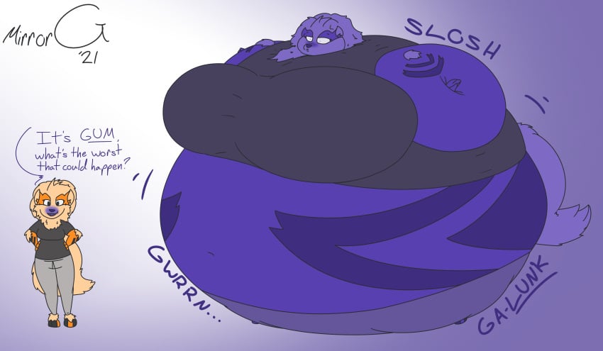 about_to_burst arcanine big_belly big_breast blueberry_inflation bulging_eyes bursting dazed explosion female inflation leaking mirrorgs moaning permanent pokemon pokemon_(species) ready_to_pop spherical_inflation sunken_head sunken_limbs swelling tagme thick_thighs wide_hips