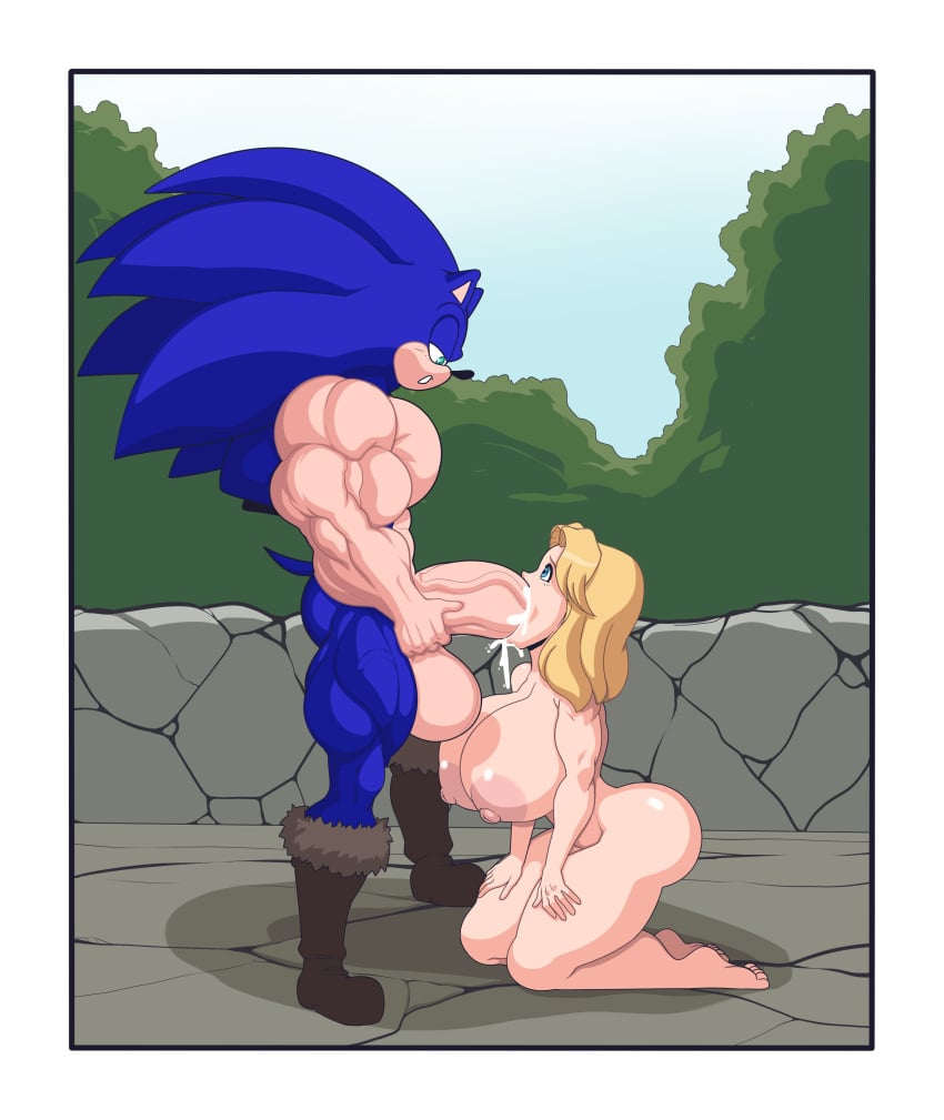 anthro anthro_on_human ass big_ass big_balls big_breasts big_butt big_penis bimbo blonde_hair blowjob blowjob_face blue_eyes breasts cum cum_drinking cum_in_mouth cumming digital_media_(artwork) fellatio female furry furry_on_human gigantic_breasts gigantic_penis huge_ass huge_breasts huge_cock huge_thighs human human_on_anthro human_on_furry large_ass large_breasts large_penis male male/female maria_robotnik mobian_(species) muscular muscular_male oral outdoor outdoors outside penis public sega sonic_(series) sonic_the_hedgehog sonic_the_hedgehog_(series) straight straight_sex tagme thick_thighs thighs turboranger