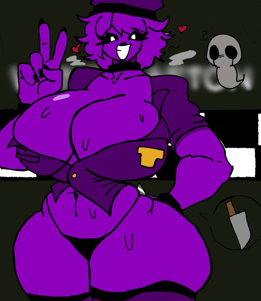 1girls 234o234o breasts_bigger_than_head clothed clothing crying_child five_nights_at_freddy's fnaf fredina's_nightclub hi_res knife_behind_back mommy mommy_kink recolor scottgames sweating tagme wendy_afton