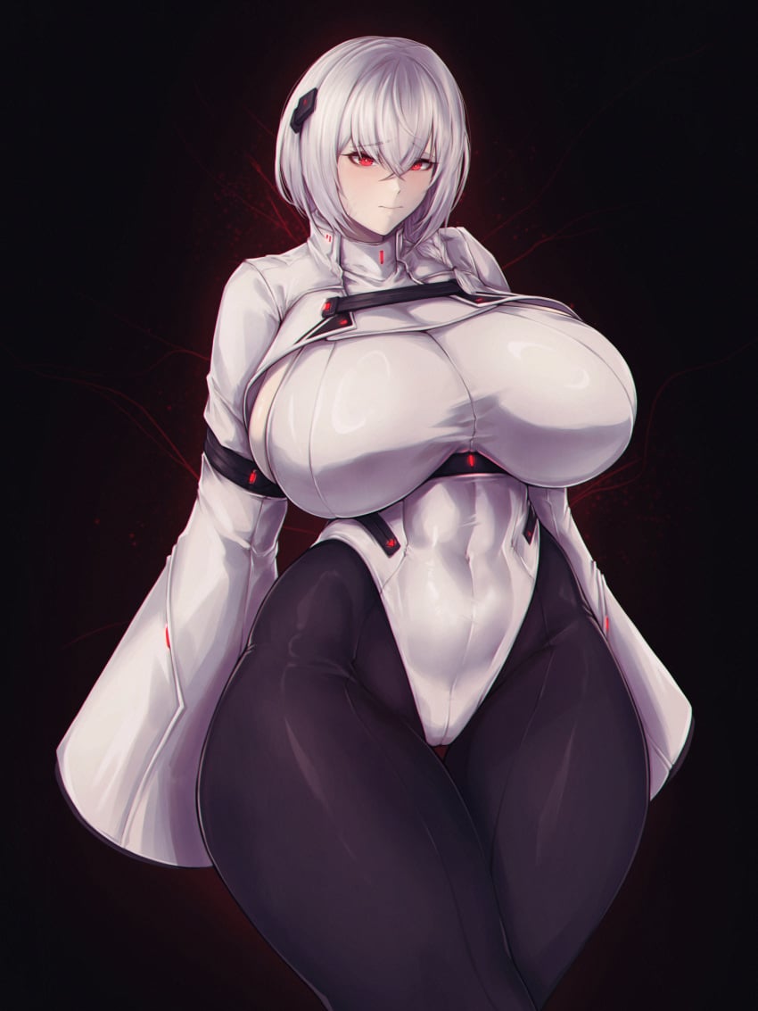 1girls armored_core armored_core_6 ayre_(armored_core_6) big_breasts blush breasts busty cameltoe child_bearing_hips curvaceous curves curvy curvy_body curvy_female curvy_figure female female_only fromsoftware gigantic_breasts hips hourglass_figure huge_breasts large_breasts light-skinned_female light_skin long_sleeves looking_at_viewer red_eyes short_hair sleeves tagme thick thick_thighs thighs thin_waist voluptuous voluptuous_female white_hair wide_hips zer0artzer0