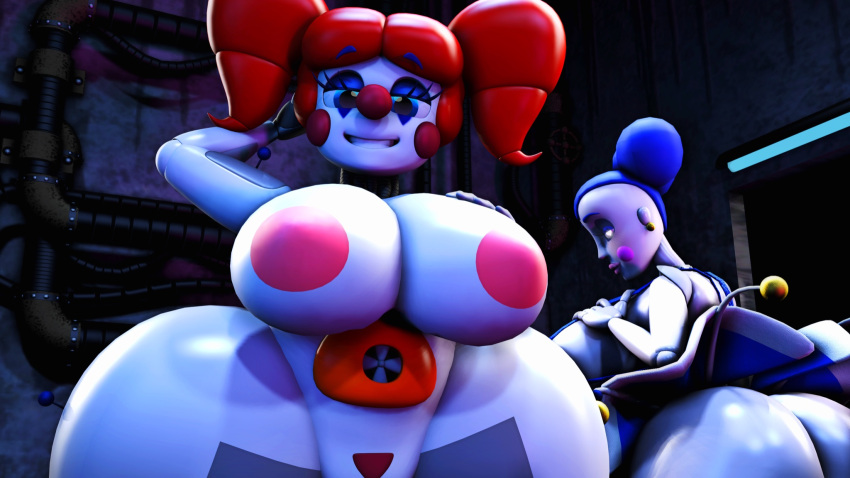 2girls 3d 3d_(artwork) 3d_model animatronic ass baby_(fnafsl) ballora ballora_(fnafsl) ballora_(spiderjunior10) big_ass big_breasts bottom_heavy breasts bust busty chest circus_baby circus_baby_(fnaf) circus_baby_(sausagesspicy) cleavage curvaceous curvy curvy_body curvy_female curvy_figure digital_media_(artwork) eyebrows eyelashes eyes female female_focus five_nights_at_freddy's five_nights_at_freddy's:_sister_location fnaf hair hips hourglass_figure huge_ass huge_breasts human humanoid large_ass large_breasts legs light-skinned_female light_skin lips machine mature mature_female moldy_bread_(artist) red_hair robot robot_girl robot_humanoid sausagesspicy sausagesspicy_(artist) scottgames sister_location spiderjunior10 thick thick_hips thick_legs thick_thighs thighs top_heavy top_heavy_breasts twintails upper_body voluptuous voluptuous_female waist white_body white_skin wide_hips