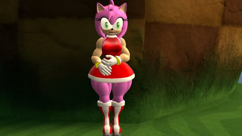 3d amy_rose female maplecat sonic_(series) sonic_the_hedgehog_(series) source_filmmaker