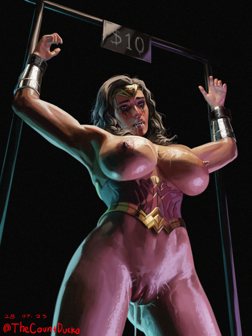 1girls armpit armpits being_sold captured captured_heroine covered_in_cum creampie cum dc dc_comics dc_extended_universe dceu defeated defeated_heroine diana_prince enslave female female_only gal_gadot justice_league justice_league_(2017) rape rape_face raped slave slavegirl solo stripped stripped_naked thecountducko wonder_woman wonder_woman_(2017) wonder_woman_(dceu) wonder_woman_(gal_gadot) wonder_woman_(series)