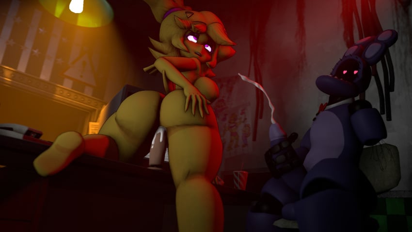 <3_eyes 3d_(artwork) ahe_gao anal anal_sex anthro ass avian big_breasts big_butt bird blonde_hair blue_body blue_fur bodily_fluids bonnie_(fnaf) bow_tie breasts butt_grab cally3d chair chica_(cally3d) chica_(fnaf) chicken chiku chiku_(cryptia) clazzey cryptiacurves cum cumlube digital_media_(artwork) dildo dildo_in_ass dildo_insertion dildo_sitting duo ejaculation fazclaire's_nightclub female five_nights_at_freddy's fnaf fredina's_nightclub fur furniture galliform gallus_(genus) genital_fluids genitals girly group_masturbation hair hand_on_butt heart hi_res human humanoid lagomorph leporid light-skinned_male looking_pleasured looking_up male mammal masturbation nude object_in_ass one_leg_up penetration penis penis_grab phasianid pink_eyes rabbit raised_leg rednewth scottgames sex_toy sex_toy_in_ass sex_toy_insertion sitting source_filmmaker straight thick_thighs wide_hips withered_bonnie yellow_body yellow_fur