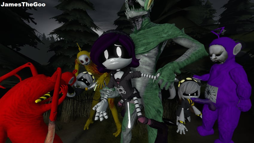 2023 2boys 5girls crossover cunnilingus dipsy gangrape glitch_productions j_(murder_drones) jamesthegoo laa-laa monster murder_drones penetration po_(slendytubbies) rape restrained robot robot_girl sfm size_difference slendytubbies source_filmmaker tinky_winky uzi_(murder_drones) v_(murder_drones)