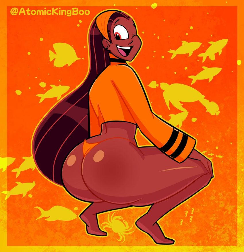 1girls artist_name ass athletic athletic_female atomickingboo big_ass big_breasts big_butt bottom_heavy breasts brown-skinned_female brown_body brown_hair brown_skin busty curvaceous curvy curvy_figure dark-skinned_female dark_hair dark_skin digital_drawing_(artwork) digital_media_(artwork) eyebrows eyelashes eyes female female_focus female_only fit fit_female hair hips hourglass_figure huge_ass huge_breasts human large_ass large_breasts legs lips long_hair mature mature_female orange_theme original original_character shaylynn_summer thick thick_hips thick_legs thick_thighs thighs upper_body voluptuous waist watermark wide_hips