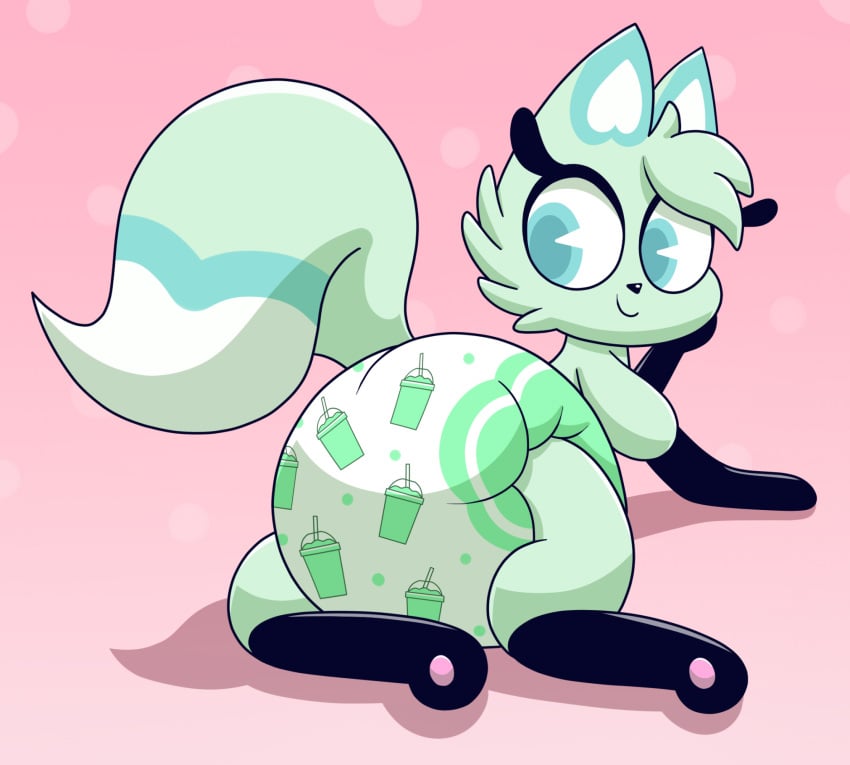 blue_fur chikn_nuggit diaper fox furry nyxiette_nyxstar slushi_(chikn_nuggit)