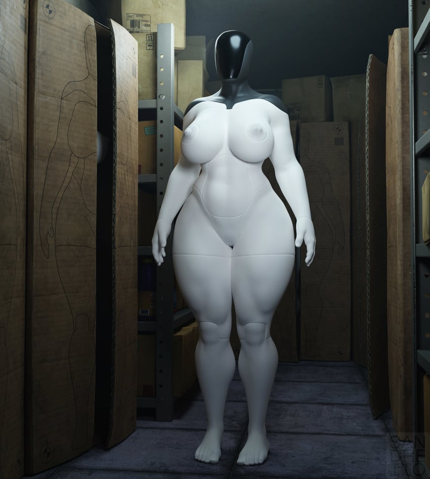 3d android big_breasts blender breasts curvy curvy_female curvy_figure huge_breasts huge_hips huge_thighs imminent_sex muscular_female robot robot_girl sandreiio solo solo_female standing tesla tesla_bot thick_thighs thunder_thighs voluptuous warehouse wide_hips