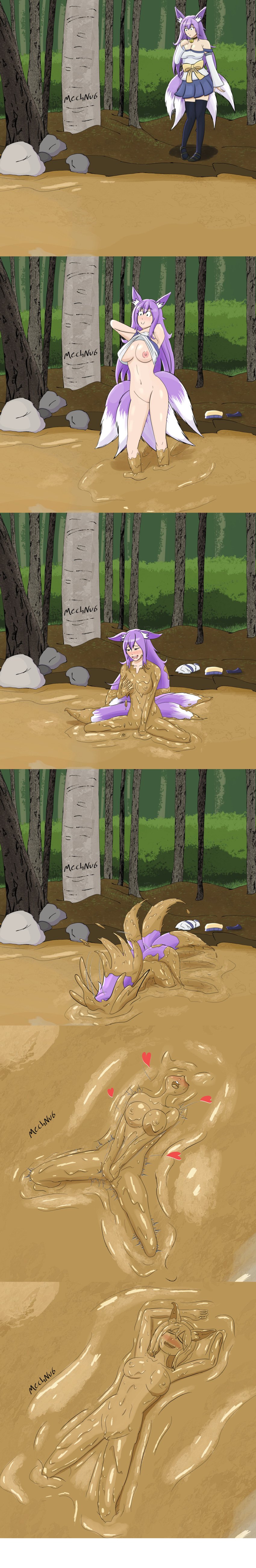 1girls breasts comic completely_covered_in_mud completely_naked completely_nude covered_in_mud dirty dirty_girl female female_only masturbation mechnub mud mud_pit muddy naked nipples nude oc original original_character removing_clothing solo stripping taking_clothes_off