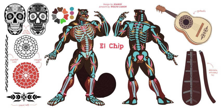 1boy 2023 abs animatronic anthro anthro_focus anthro_only anthro_solo ass beaver beaver_humanoid beefy biceps big_muscles black_nose bodypaint bubble_ass bubble_butt completely_nude completely_nude_male digital_drawing_(artwork) digital_media_(artwork) el_chip five_nights_at_freddy's fuck_nights_at_freddy's_(au) furry furry_male furry_only guitar hyper hyper_muscles latino legwear long_tail looking_at_viewer machine male male_anthro male_focus male_only manly mariachi mariachi_el_chip_(xianoschaos) mexican mexican_male muscles muscular muscular_anthro muscular_legs muscular_male muscular_thighs nipples nude nude_male painted_balls painted_butt painted_face painted_penis pecs pectorals robot scottgames shiny_skin simple_background smile smiley_face smiling_at_viewer solo solo_anthro solo_focus solo_in_panel solo_male steel_wool_studios tattoo tattoos thick_tail toe_claws toes wolfiecanem xianos