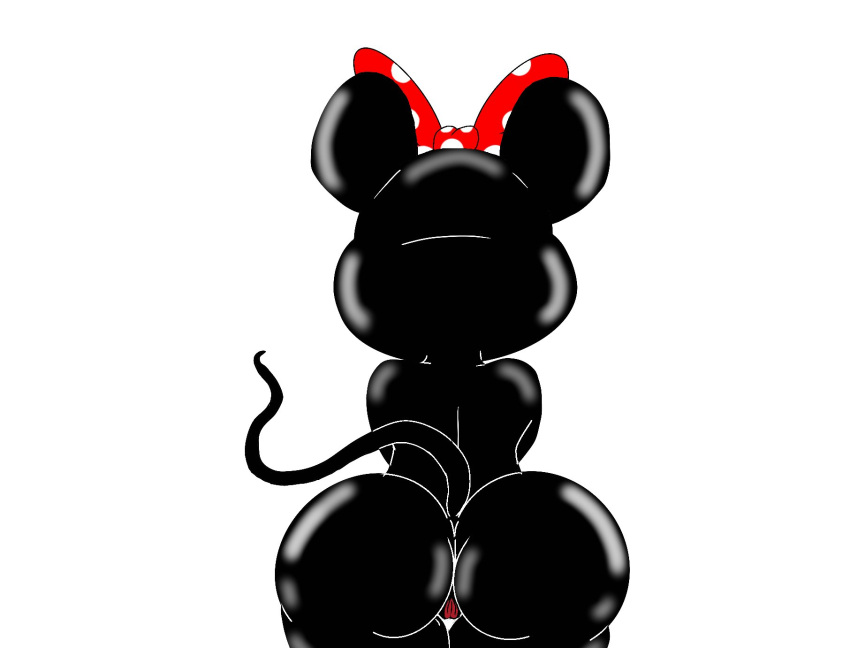 anthro ass disney female furry huge_ass minnie_mouse pussy steamboat_mitchell_(artist) thick_thighs