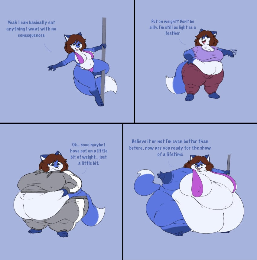 1girl 1girls bbw big_breasts breasts cleavage comic fat female female_focus female_only frisk_lk furry huge_breasts obese_female overweight solo solo_female solo_focus tagme thick_thighs weight_gain wide_hips