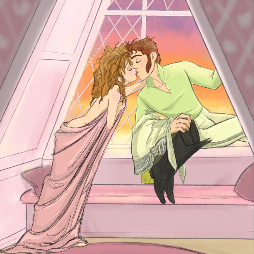 1boy 1boy1girl 1girls anna_(frozen) closed_eyes disney disney_princess frozen_(film) hans kissing sex