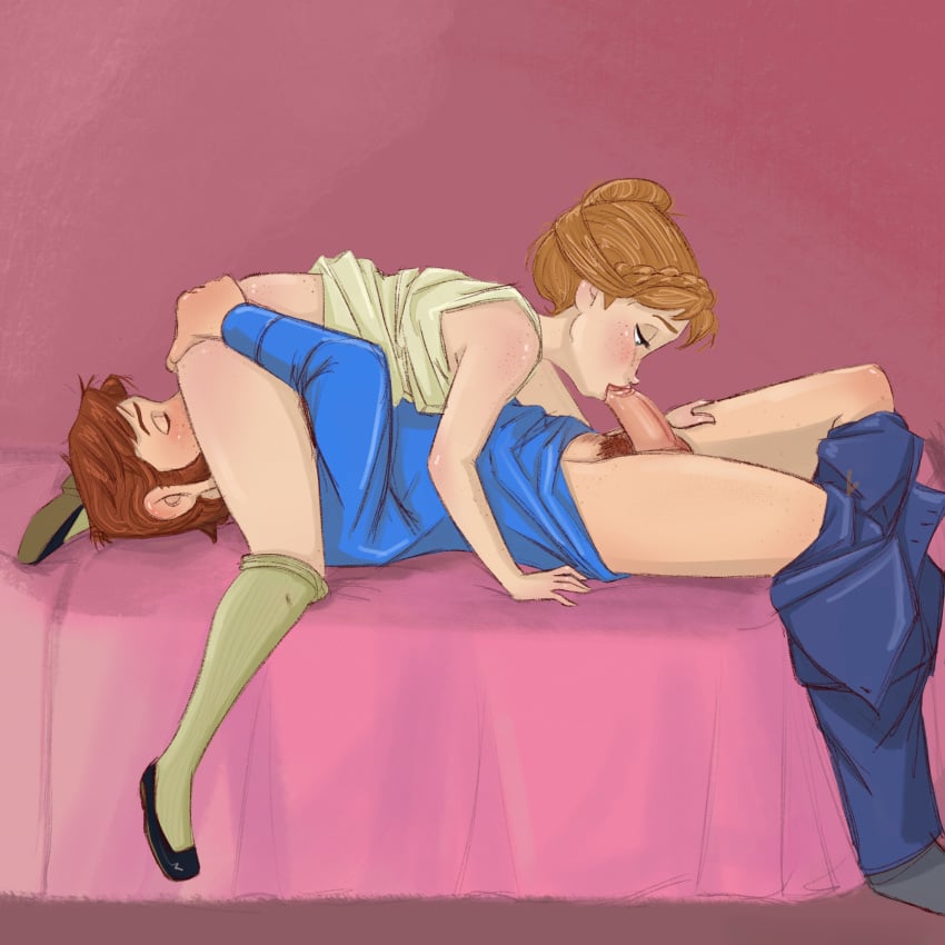 1boy 1boy1girl 1girls anna_(frozen) disney disney_princess frozen_(film) hans kama_sutra princess_anna sex