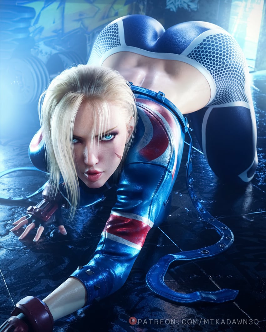 1girls 3d 3d_(artwork) ass ass_up big_ass big_breasts blonde_hair blue_eyes breasts cammy_white capcom cleavage curvaceous curvy curvy_body curvy_female curvy_figure curvy_hips female female_only fit_female fully_clothed gloves large_breasts mikadawn pale-skinned_female pale_skin pose posing short_hair solo solo_female straight_hair street_fighter street_fighter_6 thick_hips thick_legs thick_lips thick_thighs thighs thong_leotard tight_clothing tight_fit voluptuous wide_hips