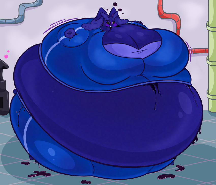 1girls big_breasts blueberry_inflation breasts charlie_and_the_chocolate_factory disco_chaos huge_breasts inflation lopunny pokémon_(species) pokemon pokemon_(species) spherical_inflation sunken_head sunken_limbs tagme violet_beauregarde_(cosplay) willy_wonka_and_the_chocolate_factory