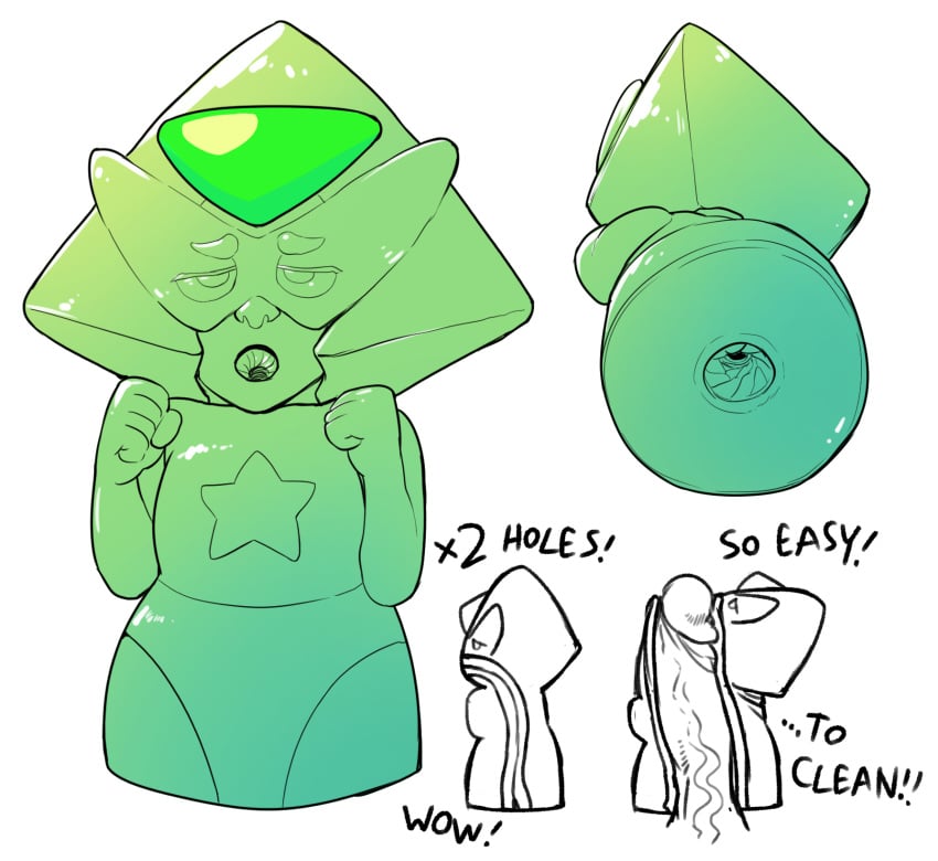 english_text fleshlight glenngarth objectification onahole peridot_(steven_universe) sex_toy sex_toy_transformation steven_universe transformation