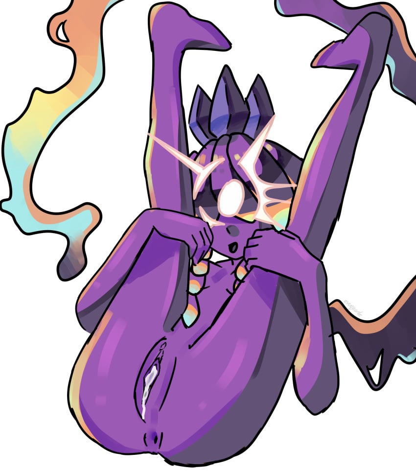 1girls breasts calamity_mod cum cum_in_pussy everquartz female goozma high_resolution holding_own_legs_up hunt_of_the_old_god legs_up naked purple_body pussy slime slime_girl slime_monster solo tagme terraria transparent_background