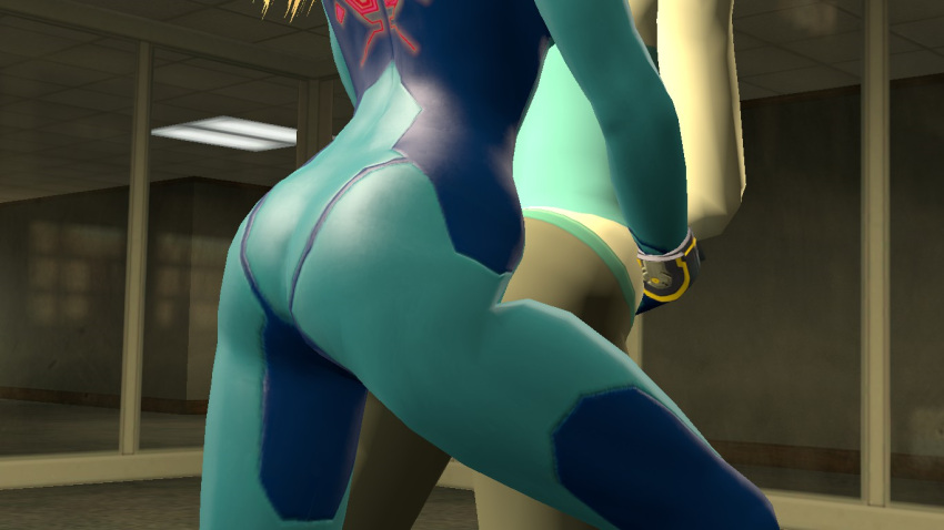 2girls 3d arms_around_waist ass big_ass blue_tank_top duo female female_only metroid multiple_girls nintendo samus_aran sfm skin_tight source_filmmaker super_smash_bros. tagme tight_clothing tight_pants tight_pussy waist white_skin wii_fit wii_fit_trainer yoga_pants zero_suit zero_suit_samus