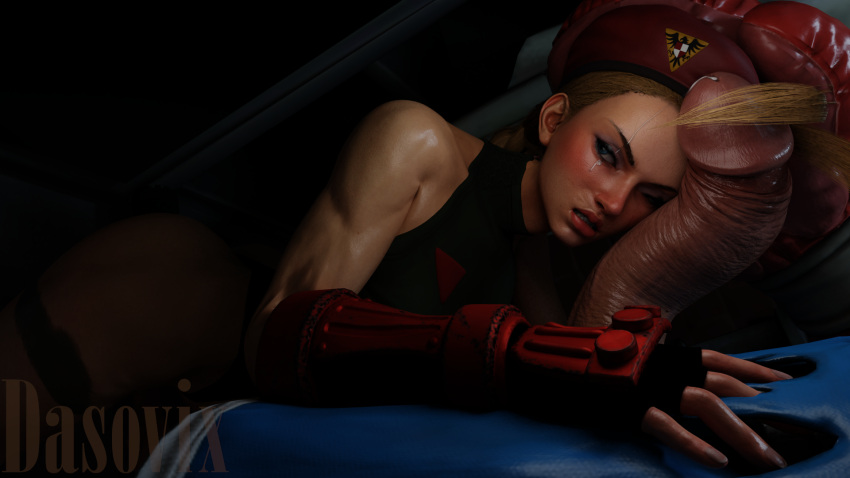 3d balrog blender cammy_white dark-skinned_male dark_skin dasovix defeat defeated dubious_consent female_focus interracial muscular_female penis penis_on_face penis_out questionable_consent street_fighter