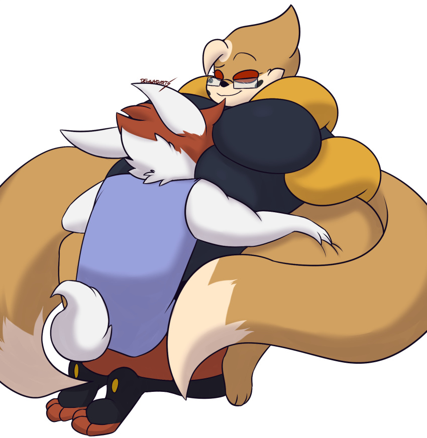 bailey_(dewwydartz) big_breasts breasts dewwydartz female floatzel furry pokémon_(species) pokemon steve_(dewwydartz) thick_thighs wide_hips