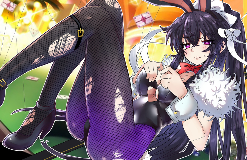 1girls bunny_costume bunny_ear bunny_ears bunny_ears_(cosmetic) bunny_girl bunny_tail bunnygirl bunnysuit card cards casino casino_card_table casino_table closed_mouth ebora eye eye_open eyes eyes_open eyes_opened female female_only females hair kanzaki_kaori long_hair long_hair_female mouth_closed no_sex no_text no_text_version open_eyes purple_eye purple_eyes purple_eyes_female solo to_aru_majutsu_no_index violet_eye violet_eyes youngmanisdown