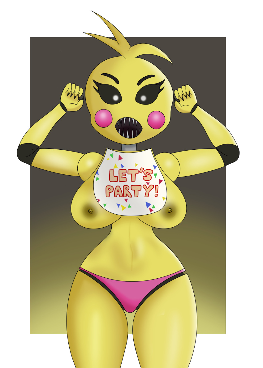 animatronic animatronic_female animatronic_girl animatronics chica_(fnaf) chicken derpybron five_nights_at_freddy's five_nights_at_freddy's_2 nsfw