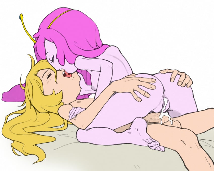 1boy 1girls 2020 adventure_time after_ejaculation after_sex after_vaginal anus areolae ass ass_grab bed bedroom bedroom_sex blush breasts cartoon_network closed_eyes colored cowgirl_position crown cum cum_in_pussy cum_inside cum_leaking cum_on_penis cum_on_testicles cum_trail detailed_feet edit ehryel eyelashes face_grab feet female finn_the_human french_kiss grabbing_ass grabbing_face hand_on_another's_face hands_on_ass holding_partner human intimate kissing legs legs_apart long_hair lying male monochrome nipples nude on_back on_bed on_knees open_mouth penis princess_bubblegum puffy_nipples pussy romantic_sex royalty soles spread_legs straddling straight stretched_anus teeth thighs toes tongue tongue_kiss tongue_out woman_on_top