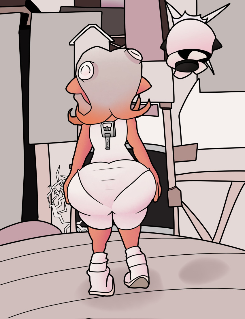 agent_8_(side_order) agent_8_(splatoon) back_view big_ass huge_ass octoling octoling_girl splatoon splatoon_3 splatoon_3:_side_order teaset_haliley