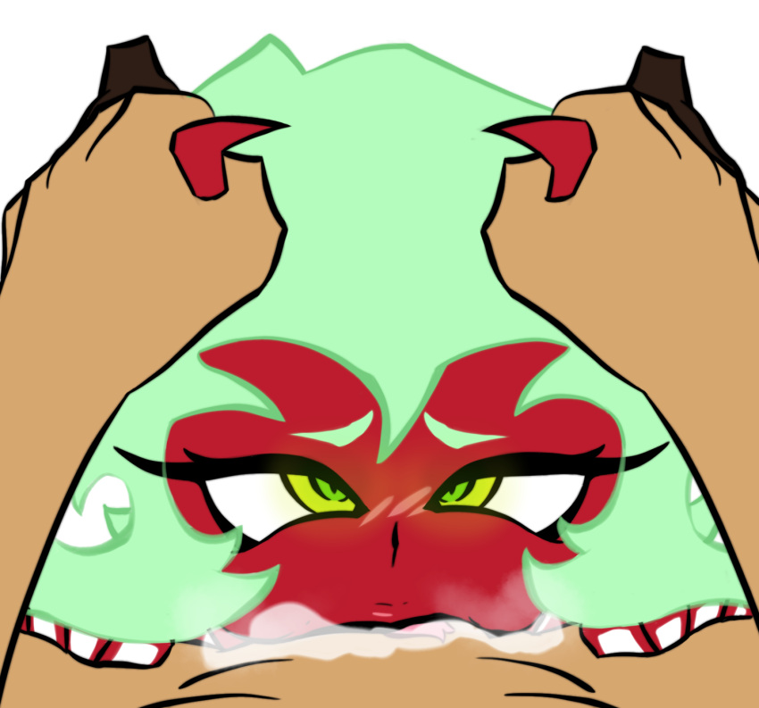 animated_gif blowing blowjob blowjob_face blowjob_only cum cum_down_throat cum_in_mouth cum_in_throat cum_inside deepthroat female female_focus female_penetrated male male_penetrating male_pov oral panty_&_stocking_with_garterbelt pov pov_crotch pov_eye_contact preview retzhuko_(artist) scanty_daemon spit wet wet_skin wetting
