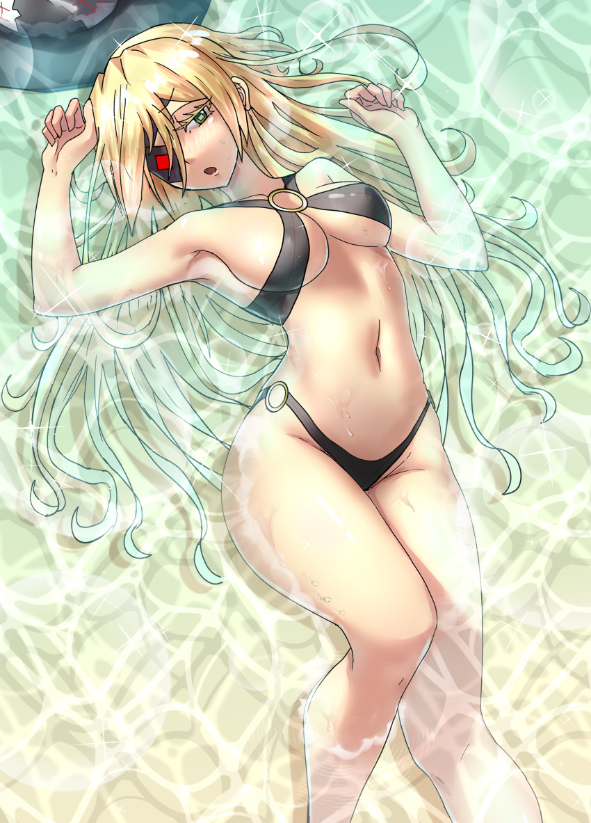 1girls armpit armpits blonde blonde_female blonde_hair blonde_hair_female ebora eye eye_open female female_only green_eye hair long_hair long_hair_female mouth_open no_text no_text_version open_mouth othinus_(to_aru_majutsu_no_index) solo to_aru_majutsu_no_index water yellow_hair youngmanisdown